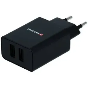 Swissten Netzwerkadapter SMART IC 2.1A + Kabel USB-C 1,2m schwarz