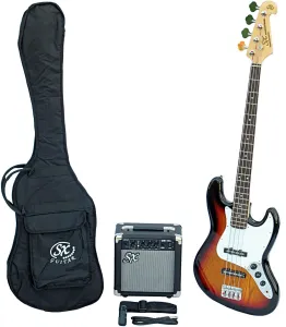 SX SB1 Bass Guitar Kit Sunburst #1047228