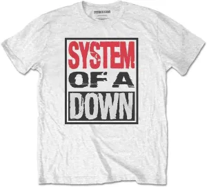 System of a Down T-Shirt Triple Stack Box White L