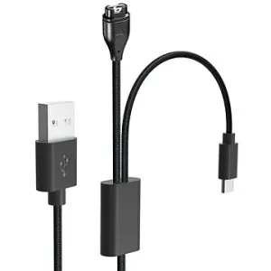 Tactical USB-Lade- und Datenkabel 2in1 für Garmin Fenix 7 + USB-C #1471627