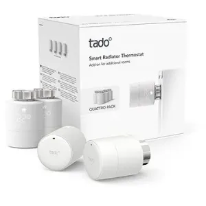 Tado Smart Thermostatkopf Quattro, Zusatzgerät, Set, 4 Stück