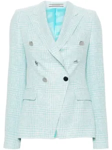TAGLIATORE - Cotton Blend Double-breasted Jacket