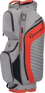 TaylorMade Cart Lite Grey/Dark Blood Orange Golfbag
