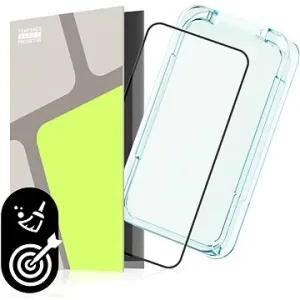 Tempered Glass Protector für iPhone 15 - Case Friendly + Installationsrahmen