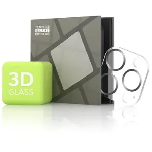 Gehärteter Glasschutz für iPhone 13 Pro Max / 13 Pro - 3D-Glas, grau (Case friendly)