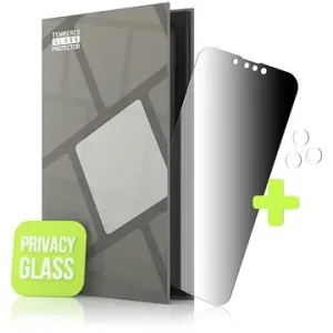 Tempered Glass Protector für iPhone 13 Pro Max 0,3 mm - Privacy Glass + Kameraglas, Case Friendly