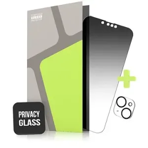 Tempered Glass Protector für iPhone 14 - Privacy Glass + Kameraglas (Case Friendly)