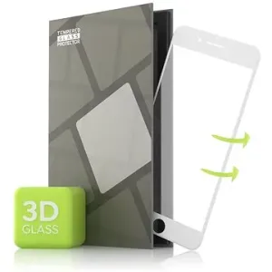 Tempered Glass Protector für iPhone 7 / 8 / SE 2022 / SE 2020 (Case Friendly) 3D GLASS, weiß