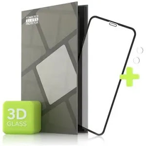 Tempered Glass Protector für iPhone 11 - 3D Case Friendly, Schwarz + Glas vor der Kamera