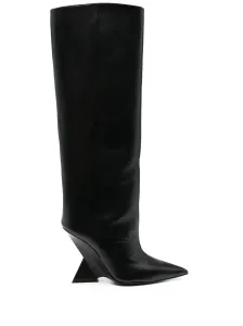 THE ATTICO - Cheope Leather Heel Boots #1270950
