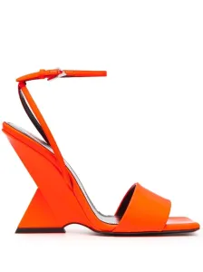 THE ATTICO - Cheope Synthetic Patent Sandals #213164