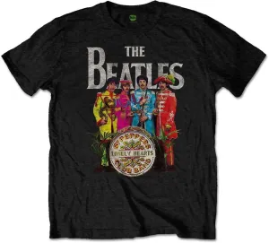 The Beatles T-Shirt Unisex Sgt Pepper (Retail Pack) L Schwarz