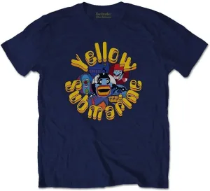 The Beatles T-Shirt Yellow Submarine Baddies Navy Blue M
