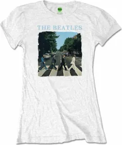 The Beatles T-Shirt Abbey Road & Logo Damen White L