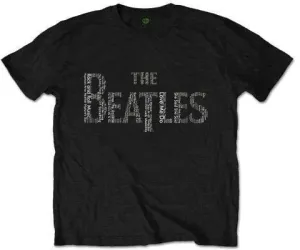 The Beatles T-Shirt Drop T Logo Black M #1121681
