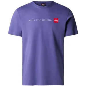 The North Face M S/S NEVER STOP EXPLORING TEE Herrenshirt, violett, größe