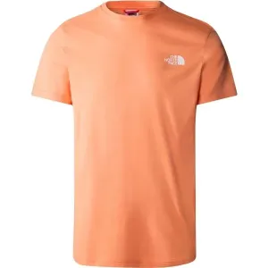 The North Face M S/S SIMPLE DOME TEE Herren T-Shirt, orange, größe
