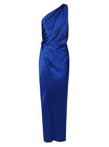 THE SEI - Asymmetric Silk Long Dress