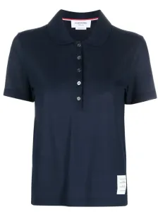 THOM BROWNE - Cotton Polo Shirt #1270852