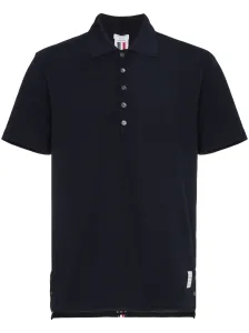 THOM BROWNE - Rwb Cotton Polo Shirt #1533515