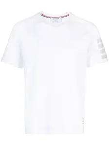 THOM BROWNE - 4bar Cotton T-shirt