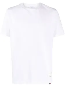 THOM BROWNE - Cotton T-shirt With Logo #1521470
