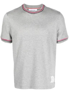THOM BROWNE - Rwb Motif Cotton T-shirt #1337100