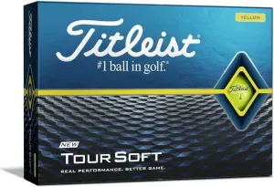 Titleist Tour Soft Golf Balls Yellow 2020