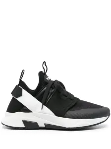 TOM FORD - Jago Neoprene And Leather Sneakers #1545230