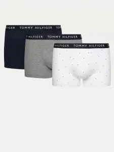 Tommy Hilfiger 3P TRUNK PRINT Boxershorts, dunkelblau, veľkosť L