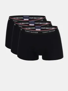 Tommy Hilfiger 3P LR TRUNK Boxershorts, schwarz, veľkosť S