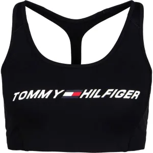 Tommy Hilfiger LIGHT INTENSITY GRAPHIC BRA Sport BH, schwarz, veľkosť L