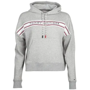Tommy Hilfiger CLASSIC-HWK HOODIE Damen Sweatshirt, grau, veľkosť S