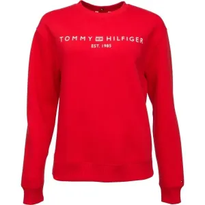 Tommy Hilfiger MDRN REG CORP LOGO C-NK SWTSHRT Damen Sweatshirt, rot, größe #1434875