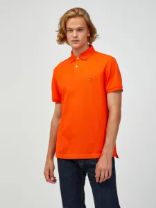 Tommy Hilfiger Polo T-Shirt Orange #419627