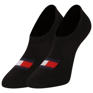 Tommy Hilfiger FOOTIE HIGH CUT 2P FLAG Unisex  Socken, schwarz, größe