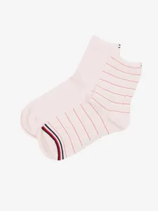 Tommy Hilfiger WOMEN SHORT SOCK 2P PREPPY Damen Socken, rosa, größe #952633