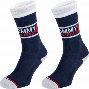 Tommy Hilfiger UNISEX TOMMY JEANS SOCK 2P Unisex  Socken, dunkelblau, größe