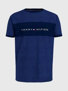 Tommy Hilfiger CN SS TEE LOGO FLAG Herrenshirt, blau, größe #176857