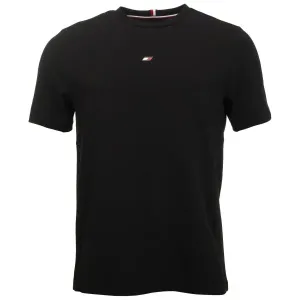 Tommy Hilfiger ESSENTIALS SMALL LOGO S/S TEE Herrenshirt, schwarz, veľkosť L