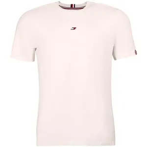 Tommy Hilfiger ESSENTIALS SMALL LOGO S/S TEE Herrenshirt, weiß, größe #1155053