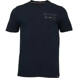 Tommy Hilfiger GRAPHIC S/S TEE Herrenshirt, dunkelblau, größe