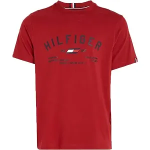 Tommy Hilfiger GRAPHIC S/S TEE Herrenshirt, rot, größe #784004