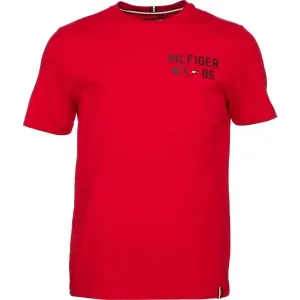 Tommy Hilfiger GRAPHIC S/S TEE Herrenshirt, rot, veľkosť M