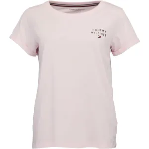 Tommy Hilfiger TH ORIGINAL-SHORT SLEEVE T-SHIRT Damenshirt, rosa, größe
