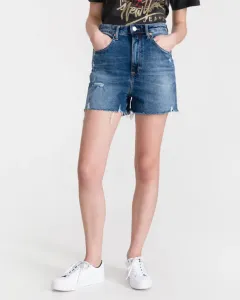 Tommy Jeans Pastel Mom Fit Shorts Blau #725647