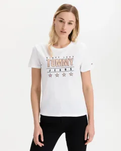 Tommy Jeans Slim Metallic T-Shirt Weiß