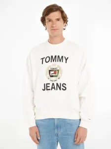 Tommy Jeans Boxy Luxe Sweatshirt Weiß #1198247