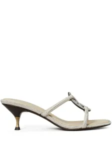 TORY BURCH - Miller Leather Heel Sandals #1481557