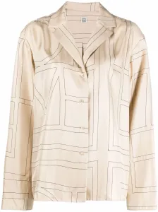 TOTEME - Monogram Silk Pyjama Shirt #1296638